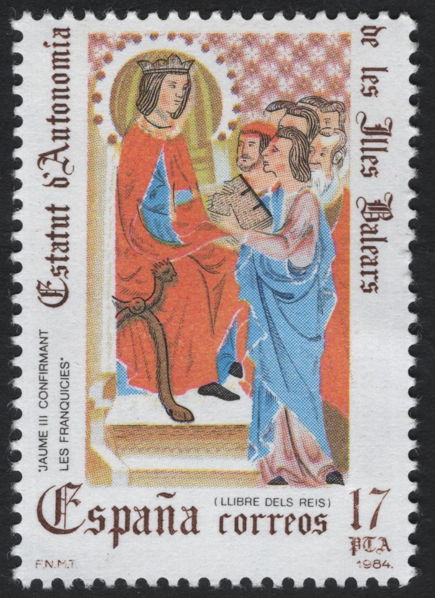 SCG6826 - Spain 1984 “Estatut d’Autonomia de les Illes Balears”