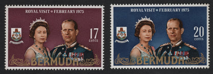 SCG10039 - Bermuda 1975 – Royal Visit Commemorative Set (17c & 20c)