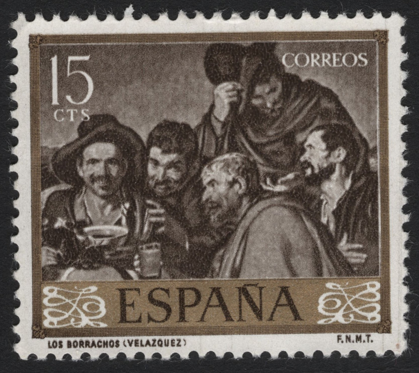 SCG6435 - Spain 1961 – Los Borrachos by Diego Velázquez (15 Céntimos)