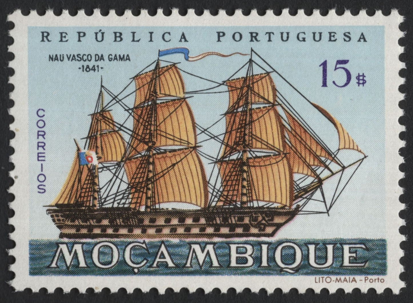 SCG6974 - Mozambique (Portuguese Administration), c.1960s Nau Vasco da Gama (1841)