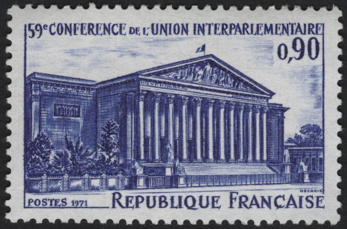 SCG10574 - 🇫🇷 France 1971 – 59th Inter-Parliamentary Union Conference (Assemblée Nationale)