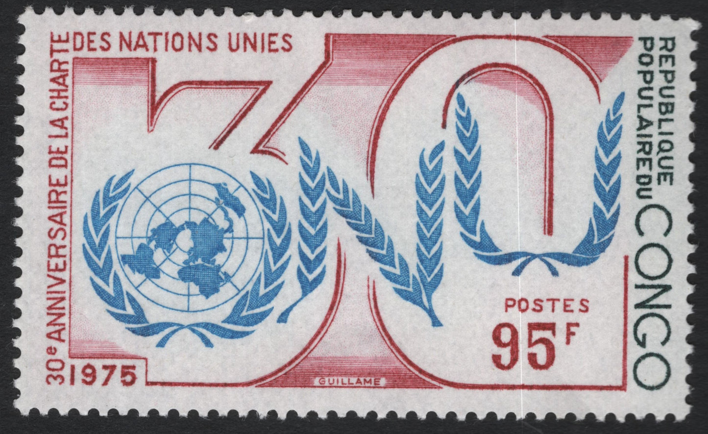 SCG10579 - Congo 1975 – 30th Anniversary of the United Nations Charter, 95F