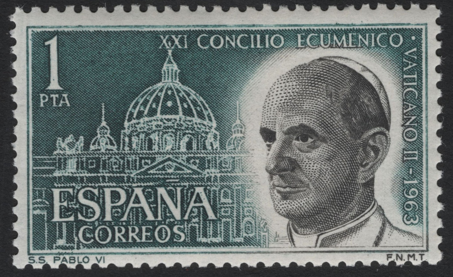 SCG6457 - Spain 1963 – XXI Ecumenical Council (Vatican II)
