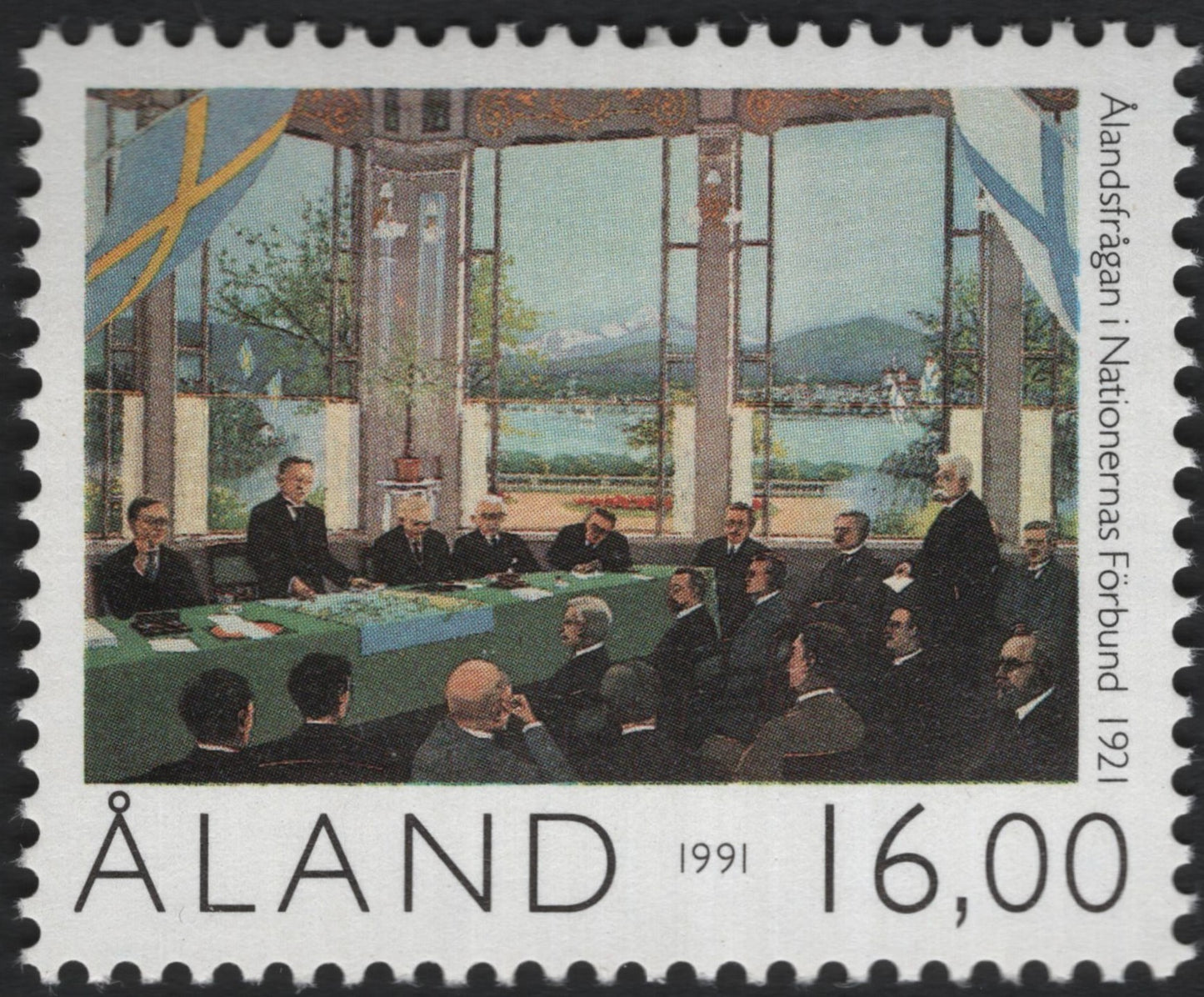 SCG10566 - Åland 1991 – League of Nations Settlement of the Åland Question (16.00 mk)