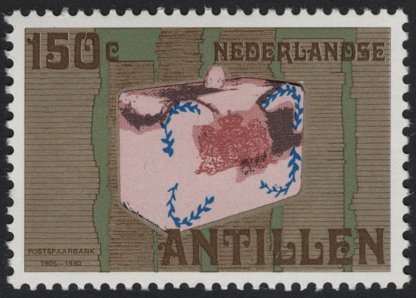 SCG6995 - Netherlands Antilles 1980 “Postspaarbank 1905–1980”