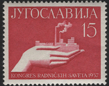 SCG10055 - Yugoslavia 1957 – Congress of Workers’ Councils Set (2v)