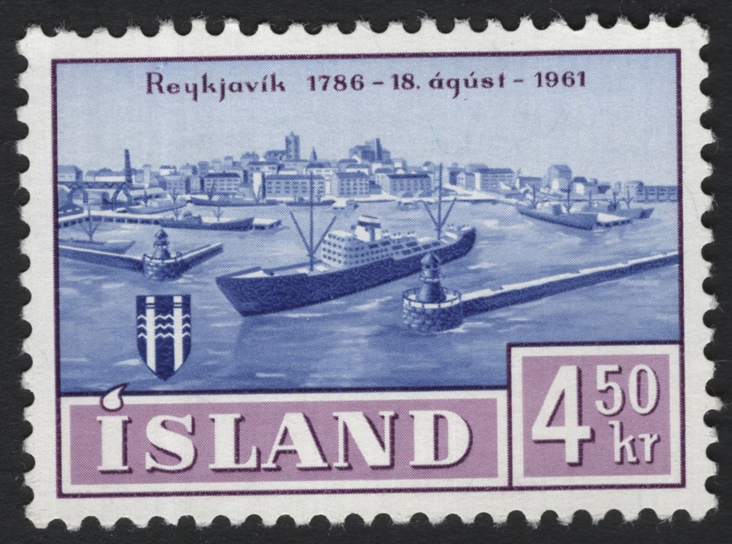 SCG6998 - Iceland 1961 “175th Anniversary of Reykjavík”