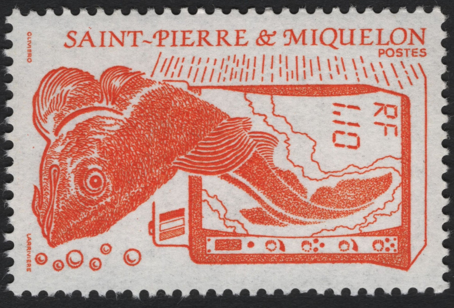 SCG7003 - Saint Pierre and Miquelon – “Televised Cod” (c.1970s–1980s)
