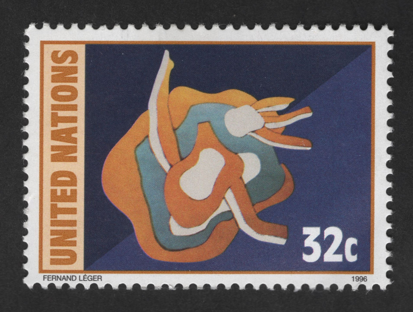 SCG12951 - United Nations 1996 – Fernand Léger Modern Art Stamp (32c)