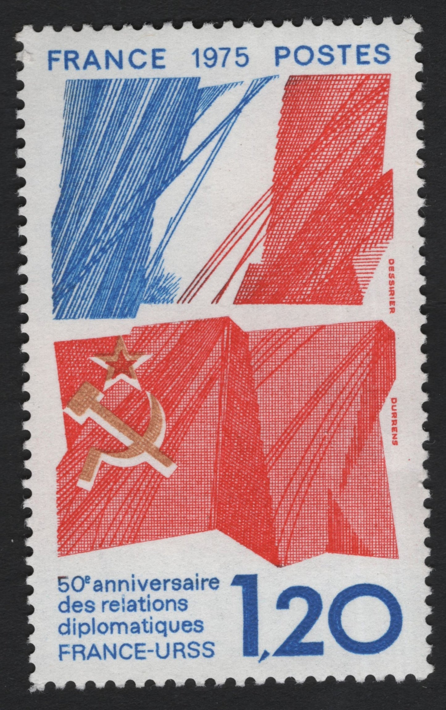 SCG7014 - France 1975: 50th Anniversary of Diplomatic Relations with the USSR