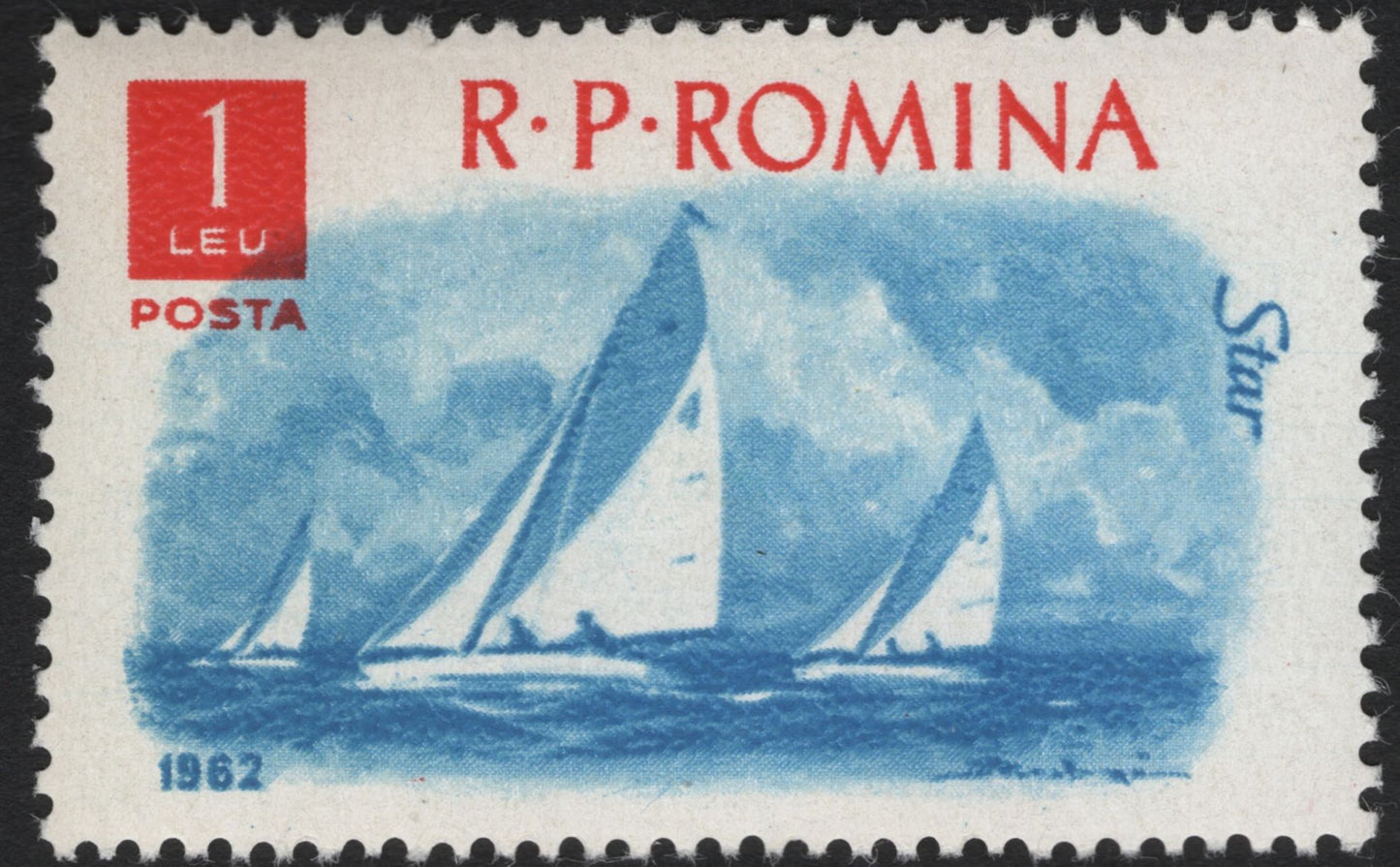 SCG10322 - Romania 1962 “Nautical Sports” Complete Set (4 Stamps)