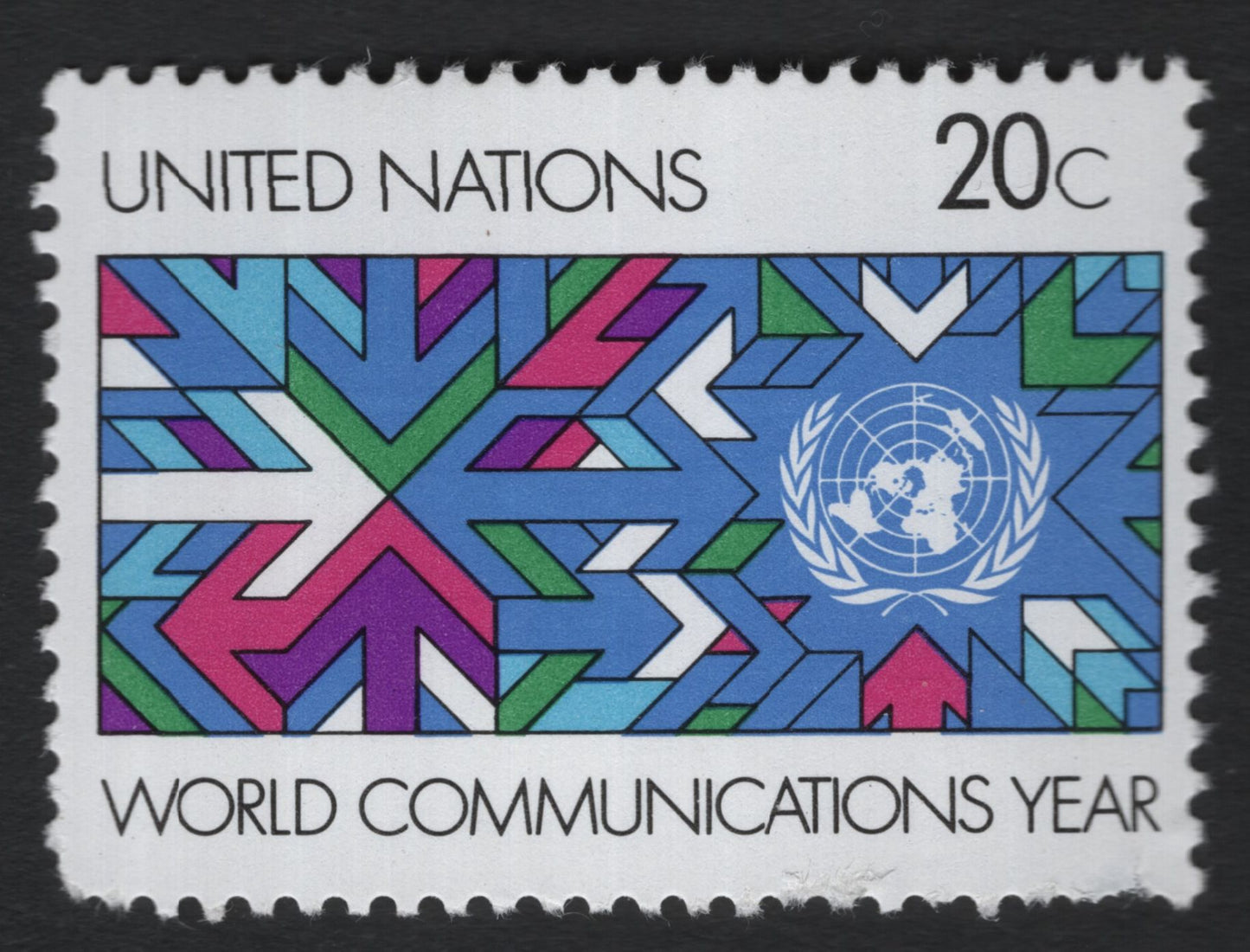 SCG6526 - United Nations 1983 – World Communications Year (20¢)