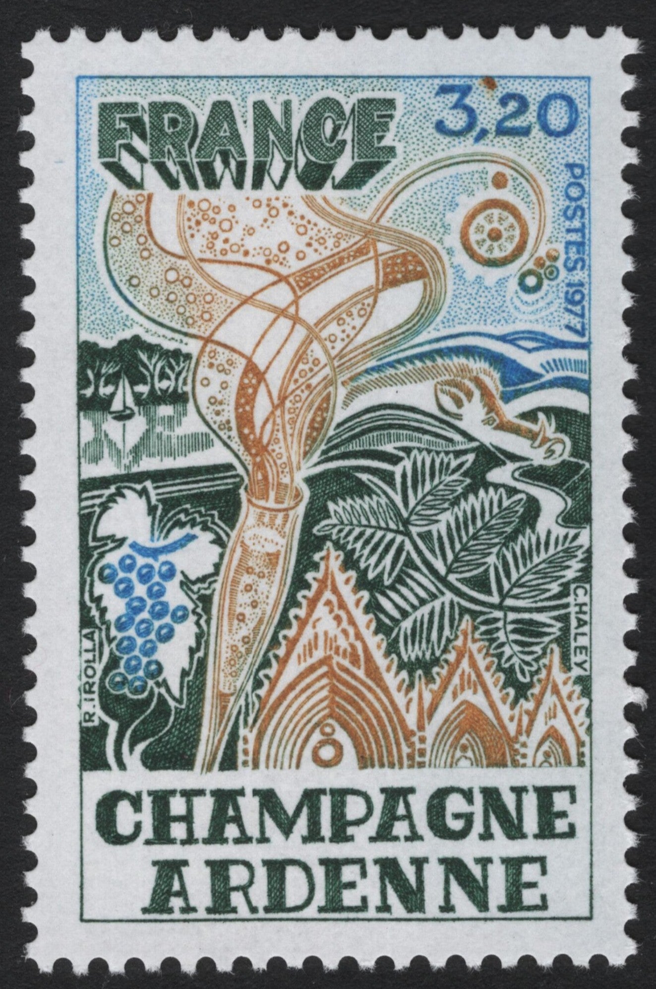SCG7125 - France 1977 “Champagne-Ardenne” (3.20 Fr)