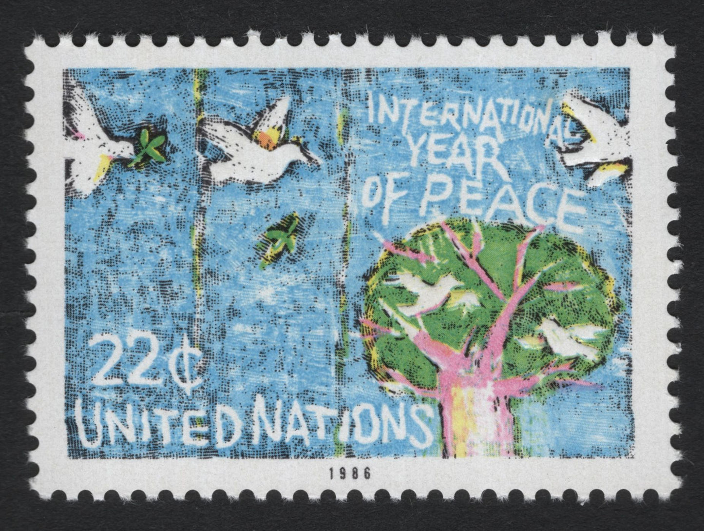 SCG6509 - United Nations 1986 – International Year of Peace