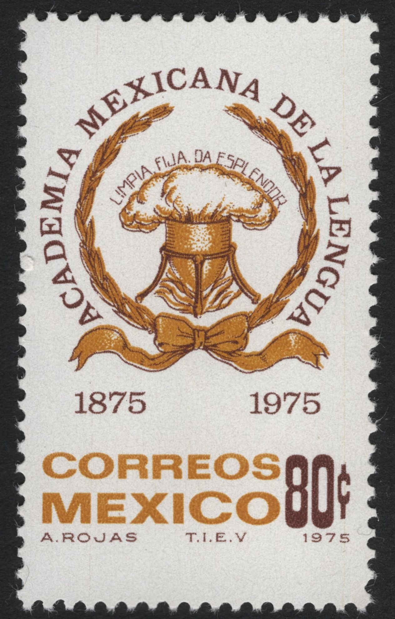 SCG6510 - Mexico 1975 – Academia Mexicana de la Lengua Centenary