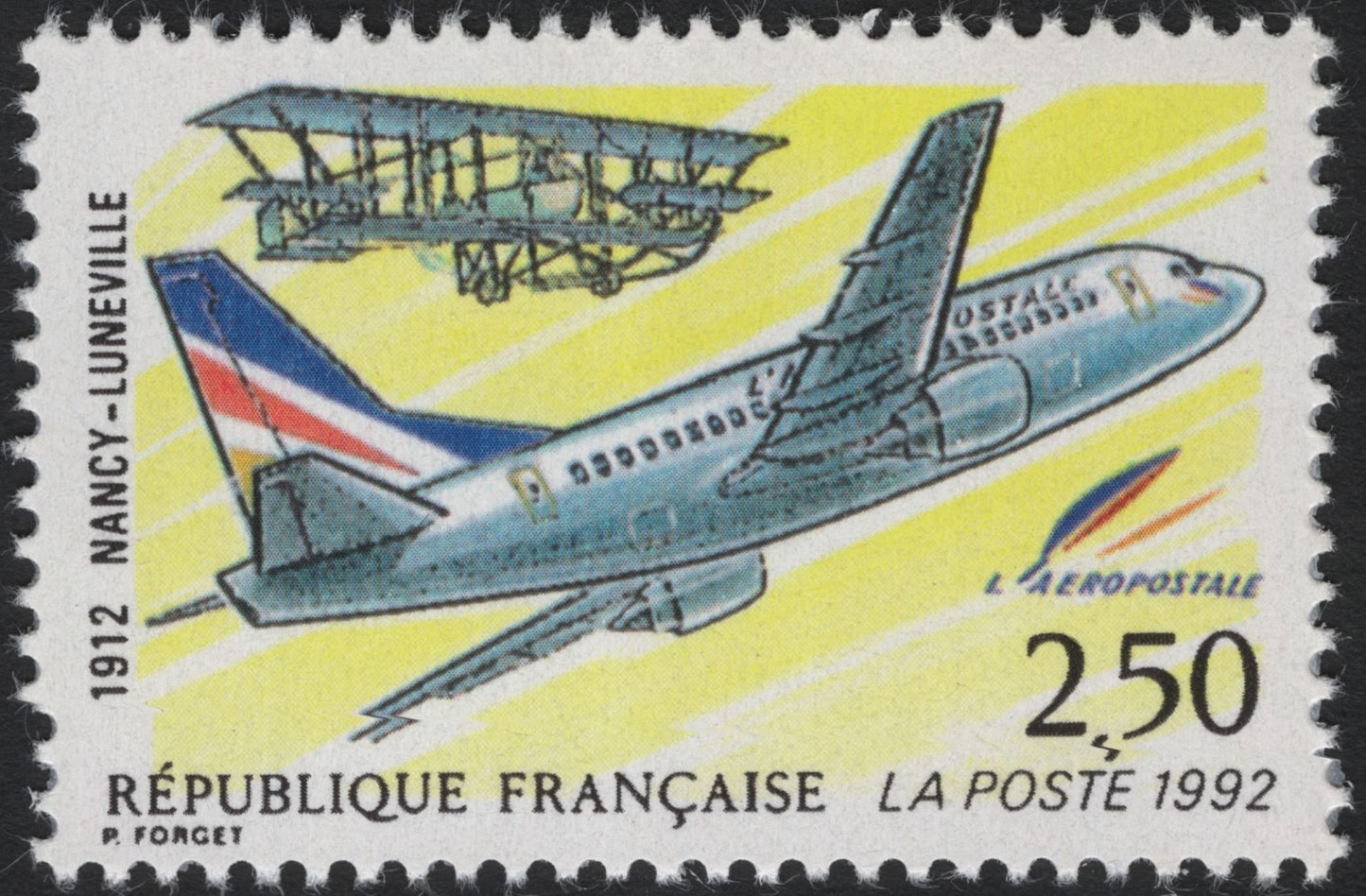 SCG7030 - France 1992 “Nancy–Lunéville Air Mail Anniversary”