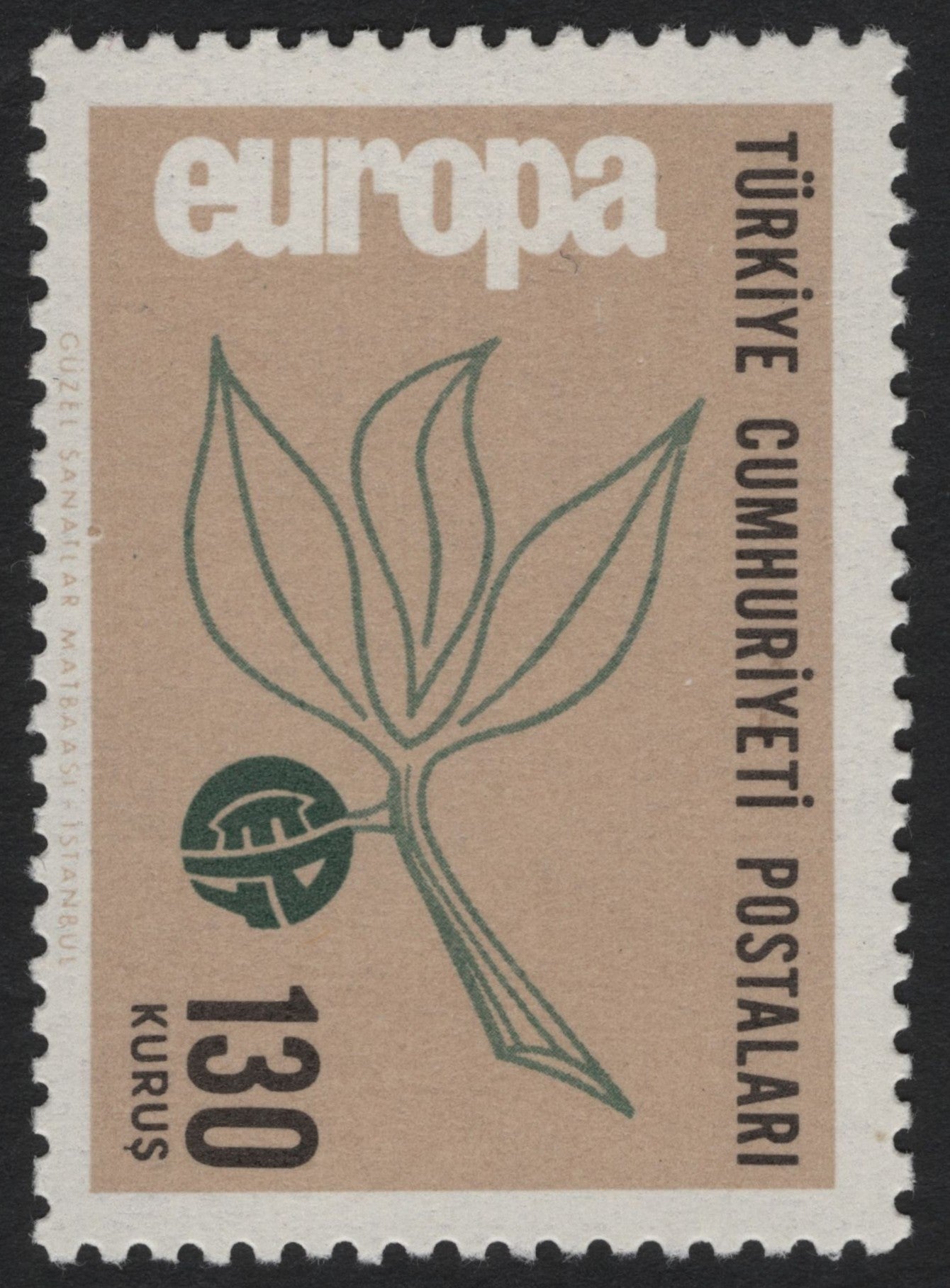SCG7144 - Turkey 1966 “Europa” 130 Kurus
