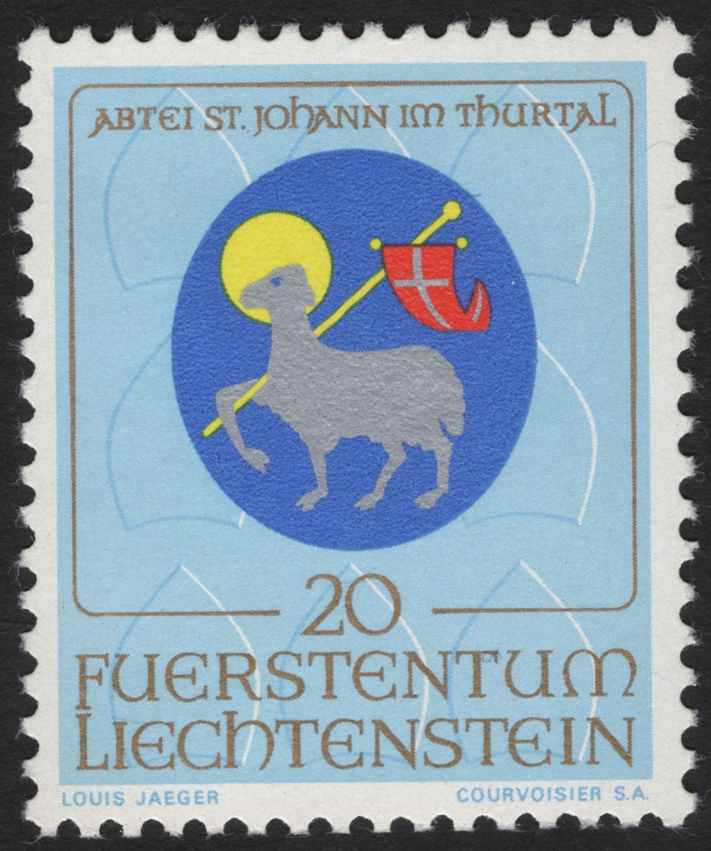 SCG7146 - Liechtenstein 1976 – Abbey of St. Johann im Thurtal