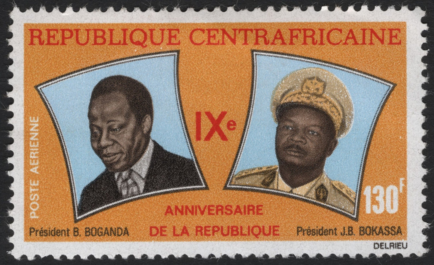 SCG7191 - Central African Republic – 9th Anniversary of the Republic (1967)
