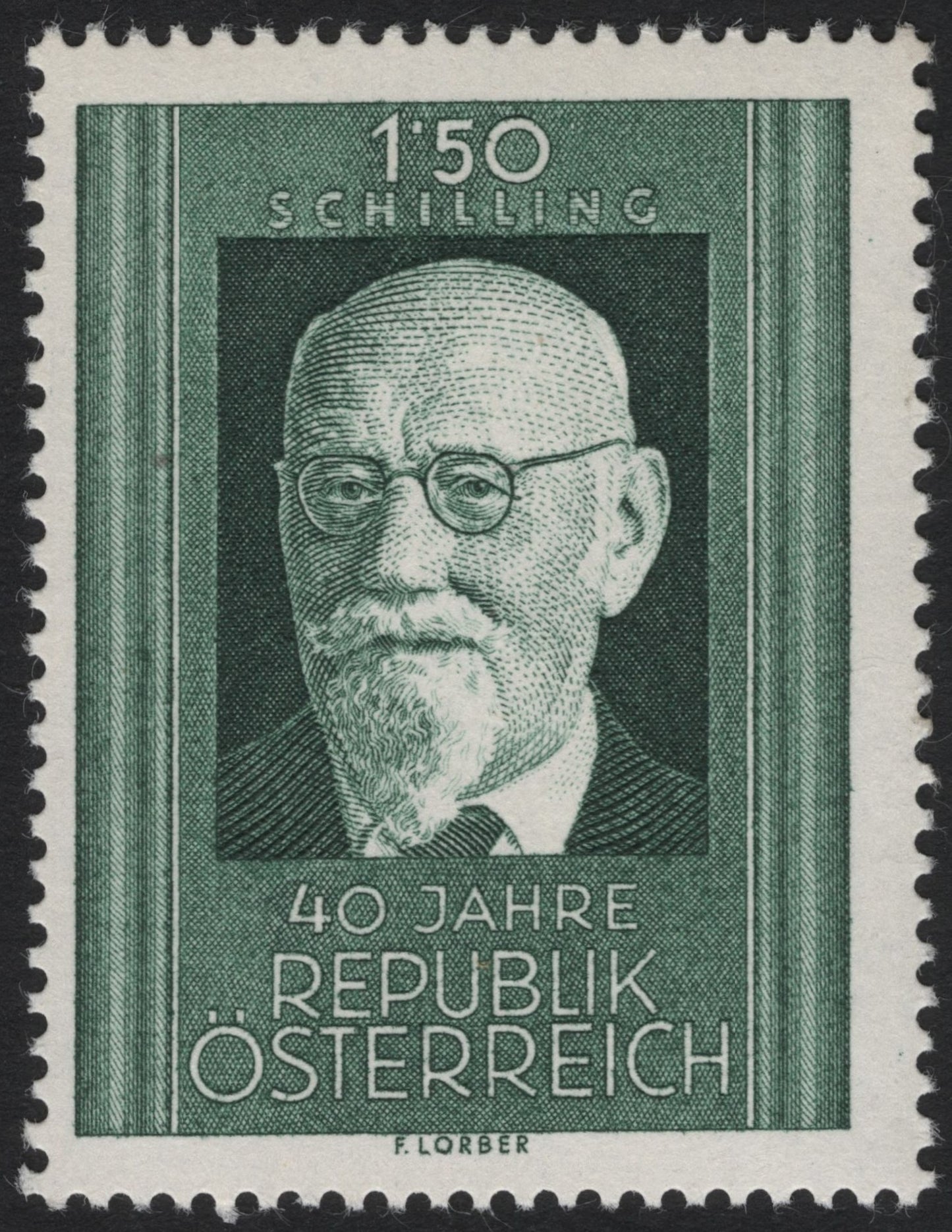 SCG7171 - Austria 1958 – 40 Years of the Republic (1.50 Schilling)