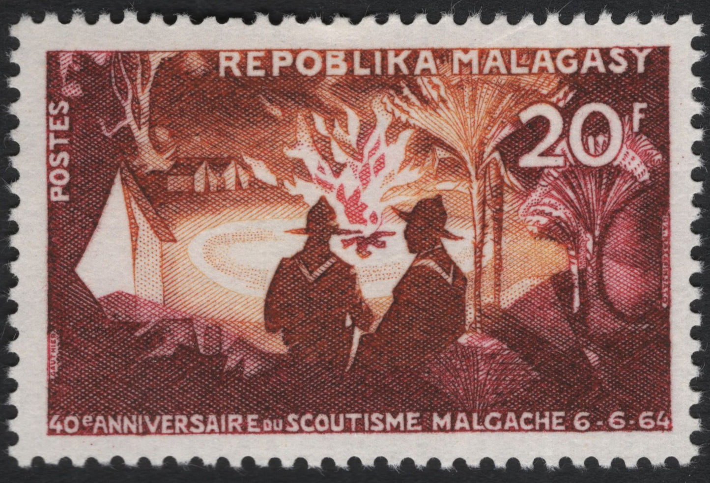 SCG7172 - 40th Anniversary of Malagasy Scouting – 1964