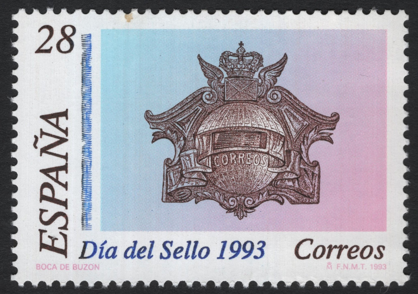 SCG7164 - Spain 1993 “Día del Sello” – Historic Mailbox Emblem
