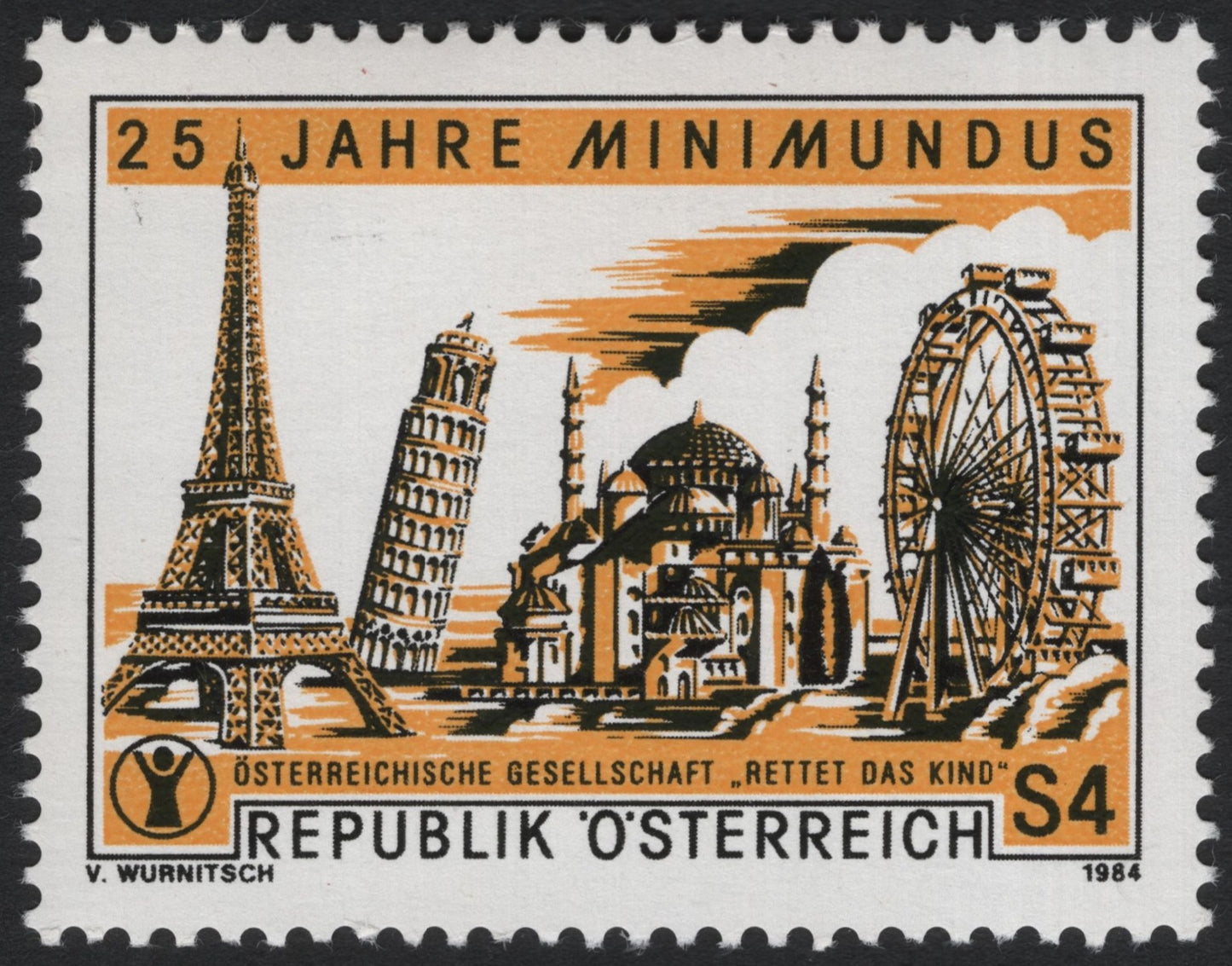SCG7157 - Austria 1984 – 25th Anniversary of Minimundus, Klagenfurt