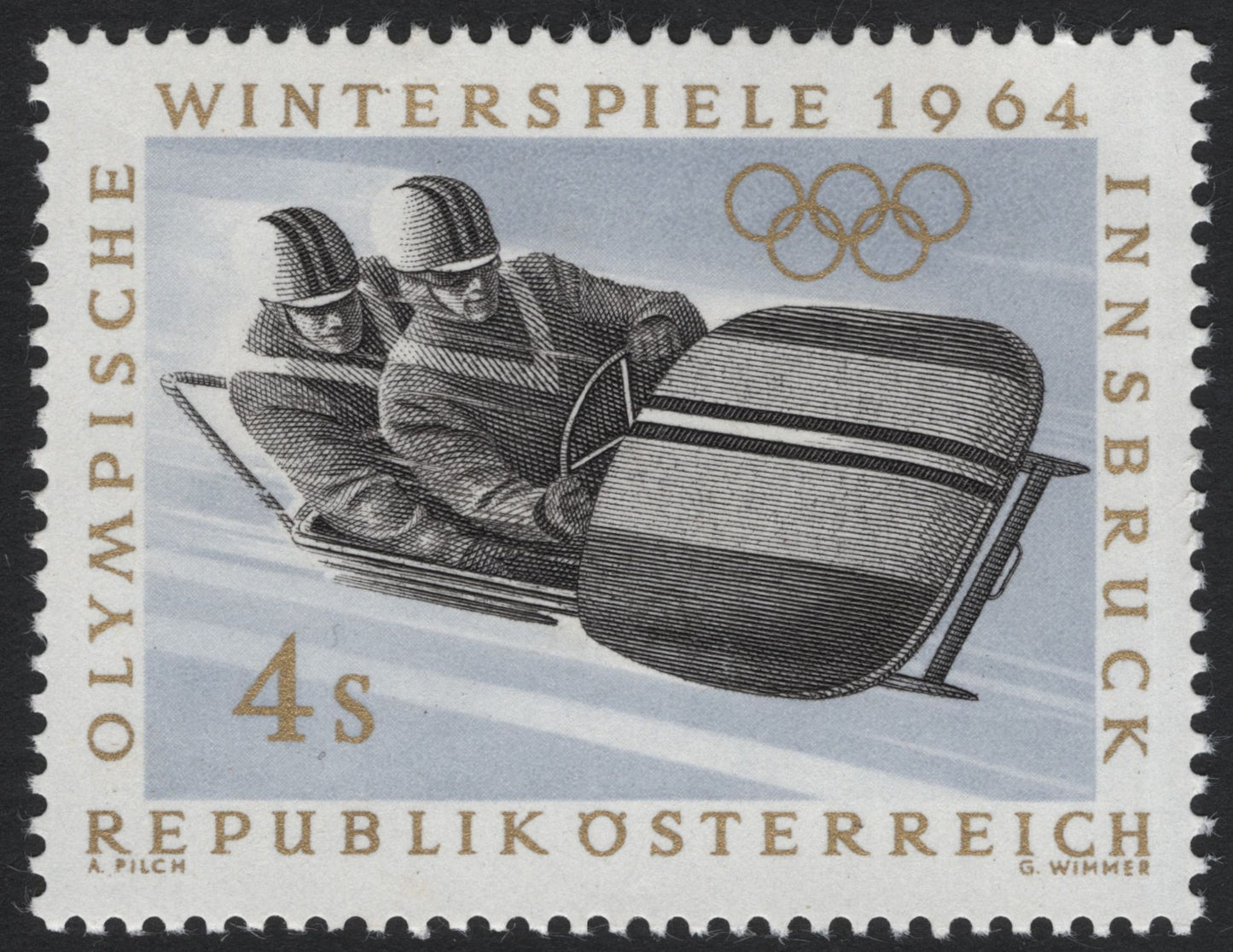 SCG7159 - Austria 1964 – Innsbruck Winter Olympics (Bobsleigh)