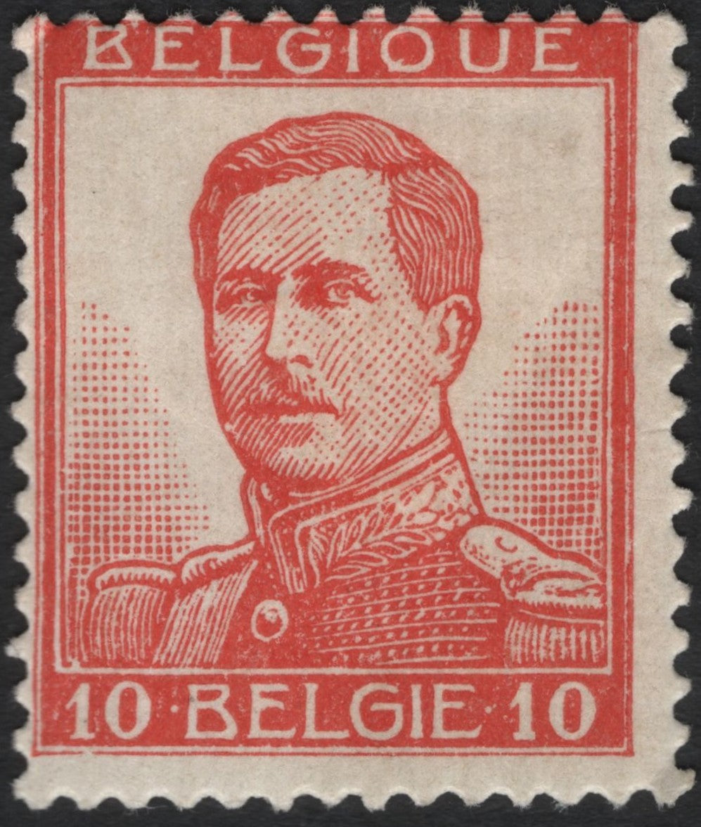 SCG10876 - Belgium 1915 – King Albert I Definitive 10c Red