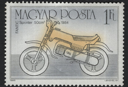 SCG10033 - Hungary 1985 “Historic & Modern Motorcycles” – Complete 6-Stamp Set