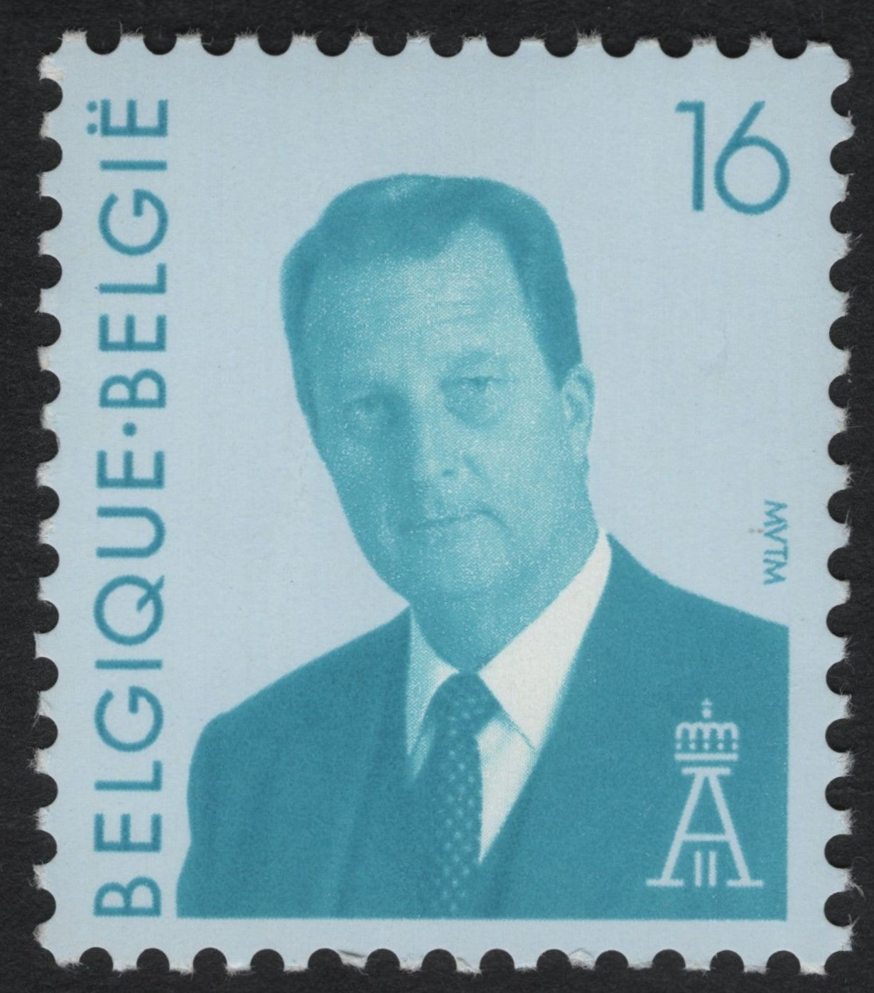 SCG10294 - Belgium – 16F King Albert II Definitive (1994–2000 Series)