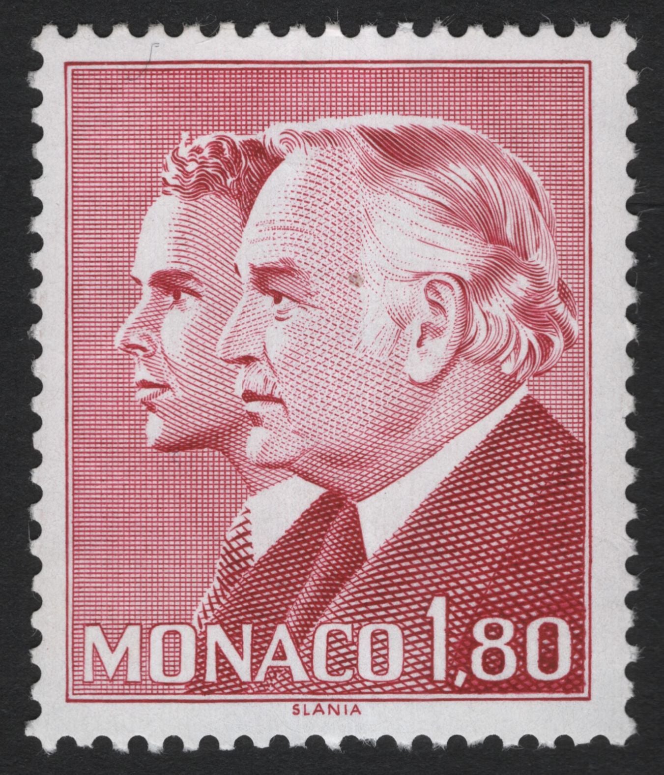 SCG6489 - Monaco 1.80 Fr — Portraits of Prince Rainier III and Prince Albert II