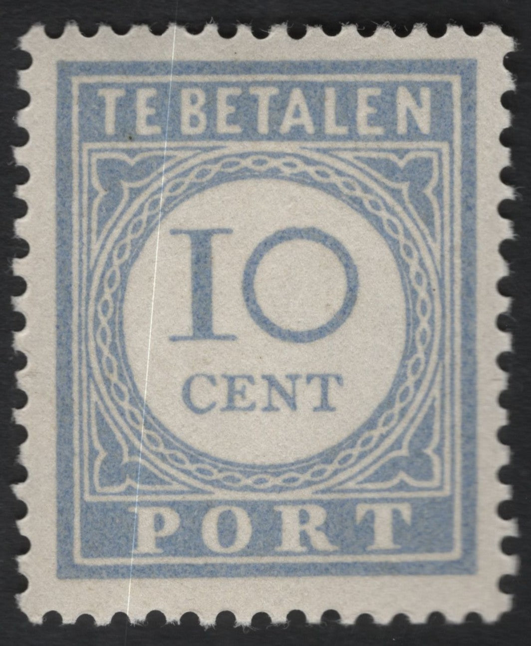SCG10900 - Netherlands – 10 Cent “TE BETALEN” Postage Due Stamp (Blue)