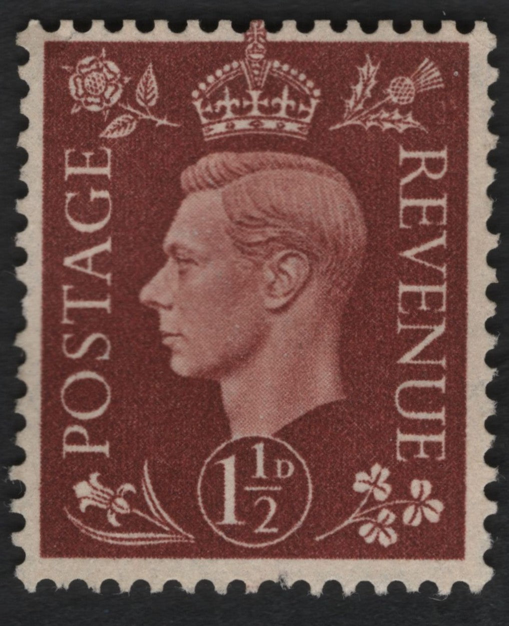 SCG10903 - United Kingdom 1937–1947 King George VI Definitive – 1½d Red-Brown