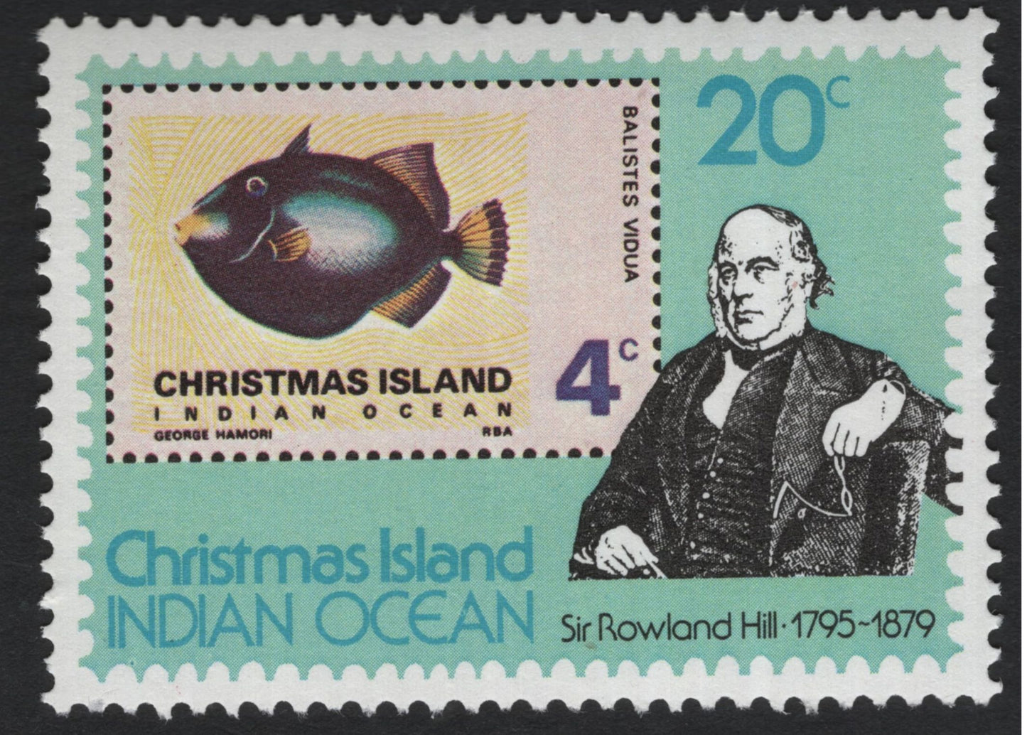 SCG10034 - Christmas Island – Sir Rowland Hill Commemorative Set (6 Stamps, 1960s–1970s)