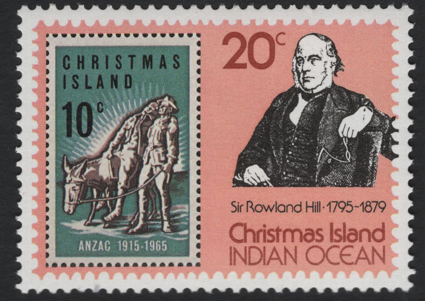 SCG10034 - Christmas Island – Sir Rowland Hill Commemorative Set (6 Stamps, 1960s–1970s)