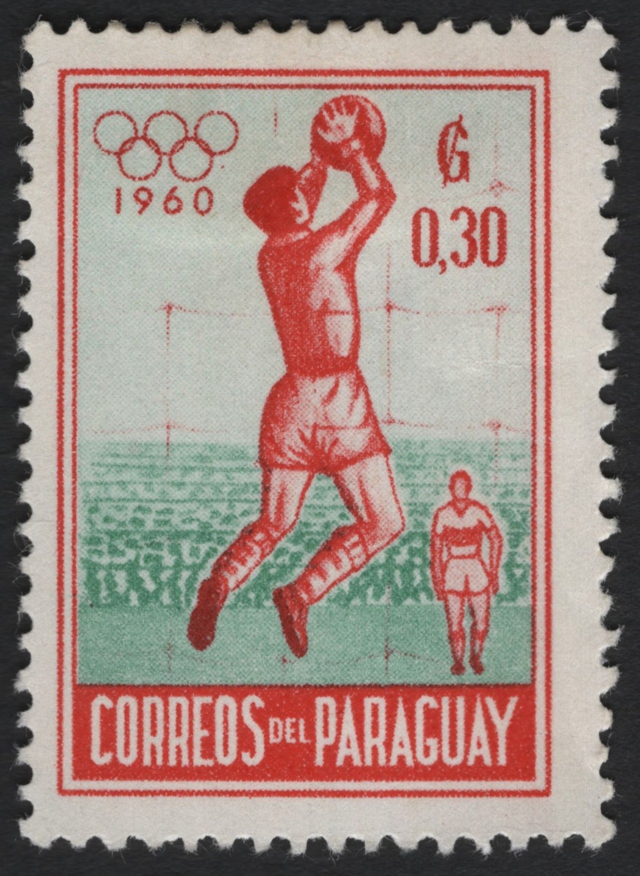 SCG6853 - Paraguay 1960 – Olympic Games (Football Scene)