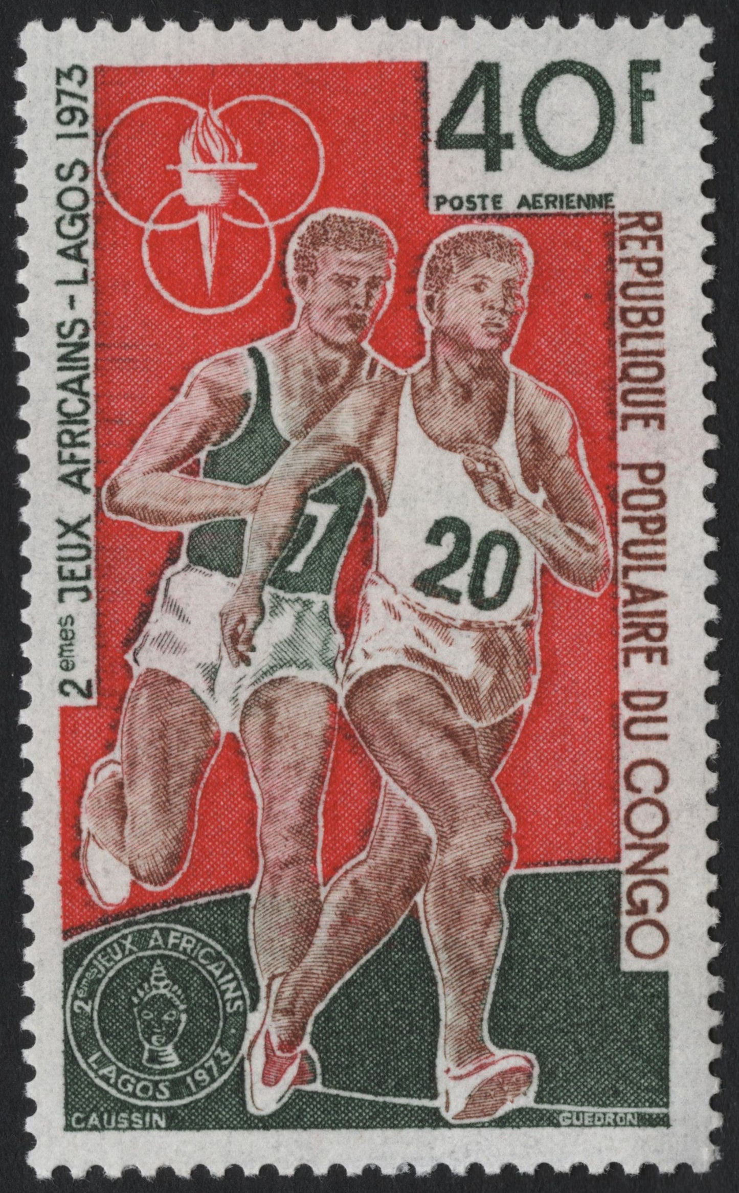 SCG9982 - Congo (People’s Republic) 1973 – 2nd All-Africa Games, Lagos – Airmail 40F