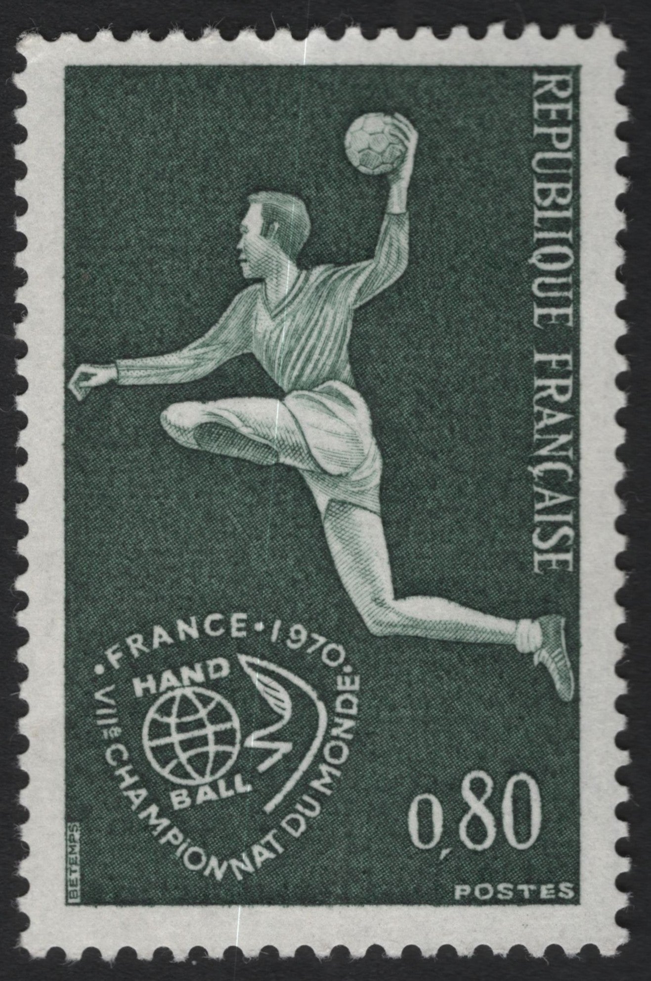 SCG9993 - 🇫🇷 France 1970 – VII World Handball Championship (0.80F)