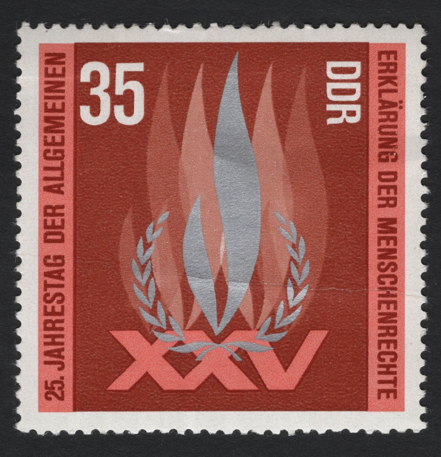 SCG10027 - DDR 1983 – 25th Anniversary of the Universal Declaration of Human Rights – 35 Pfennig
