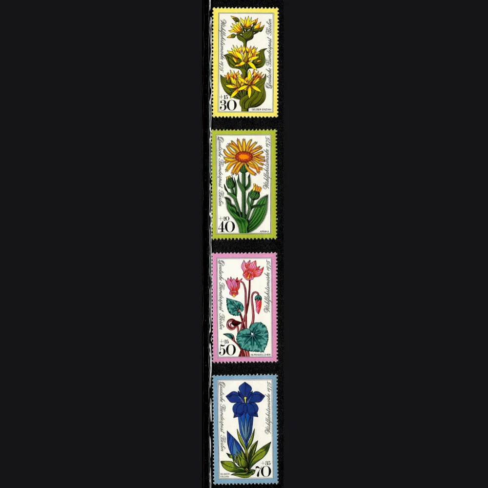 SCG104 Germany Wildflower Charity Stamp Set – 1980 Deutsche Bundespost