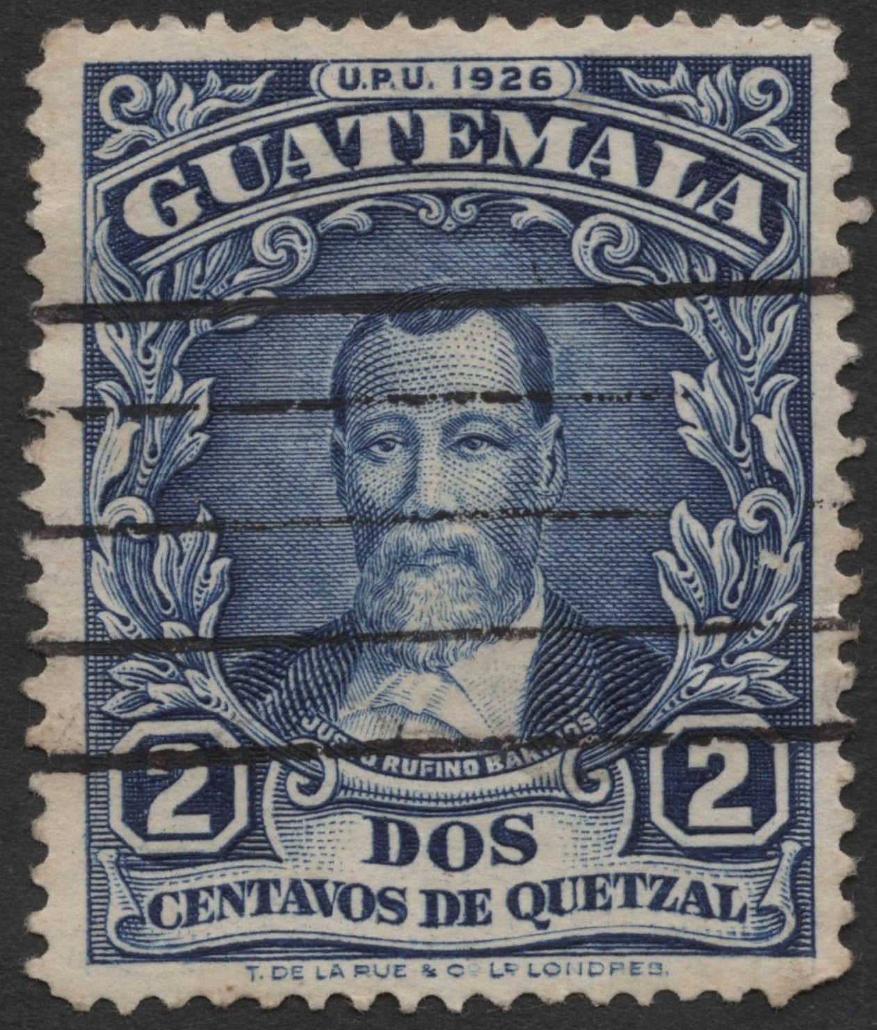 SCG601 - Guatemala 1926 UPU 2 Centavos Used Stamp