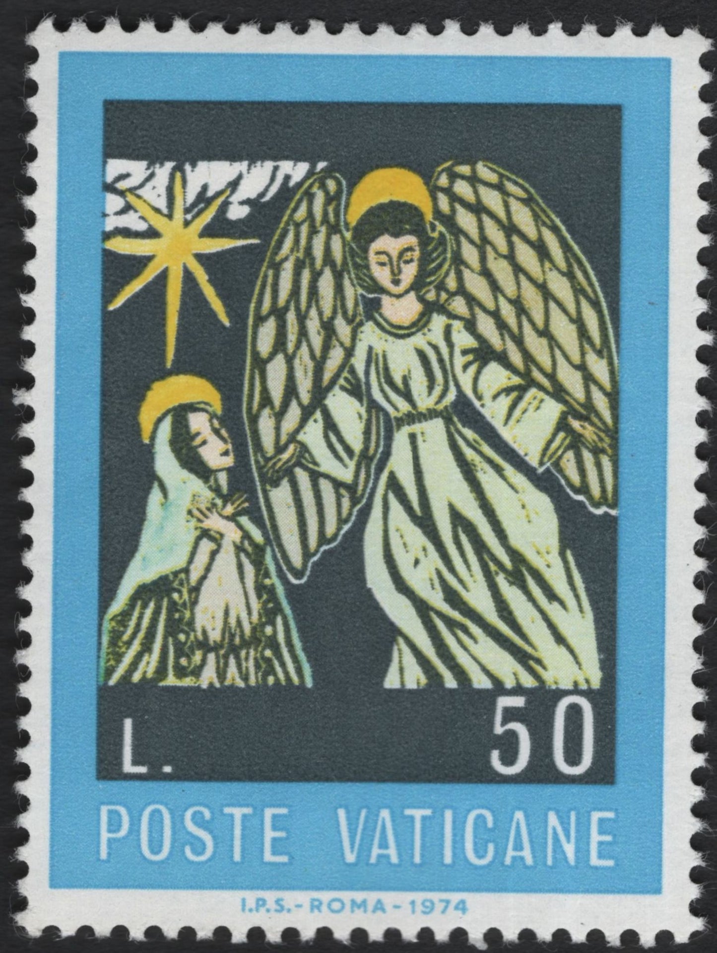 SCG10329 - Vatican City 1974 Christmas – Artistic Nativity Set (3v)