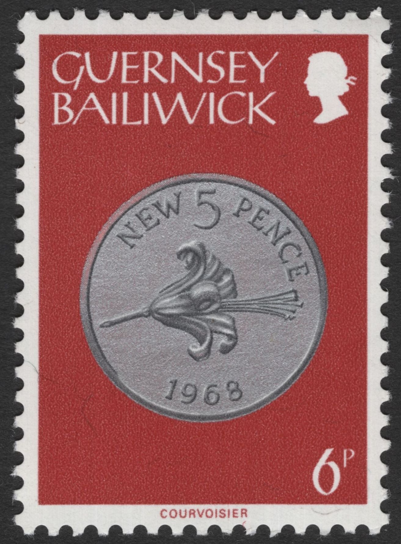 SCG11749 - Guernsey Bailiwick Coin Design Definitive Pair – 5 New Pence (1968) & 10 New Pence (1970)