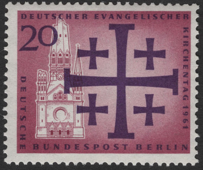 SCG11756 - Germany (Berlin) 1961 Evangelical Church Congress Commemorative Stamp Pair
