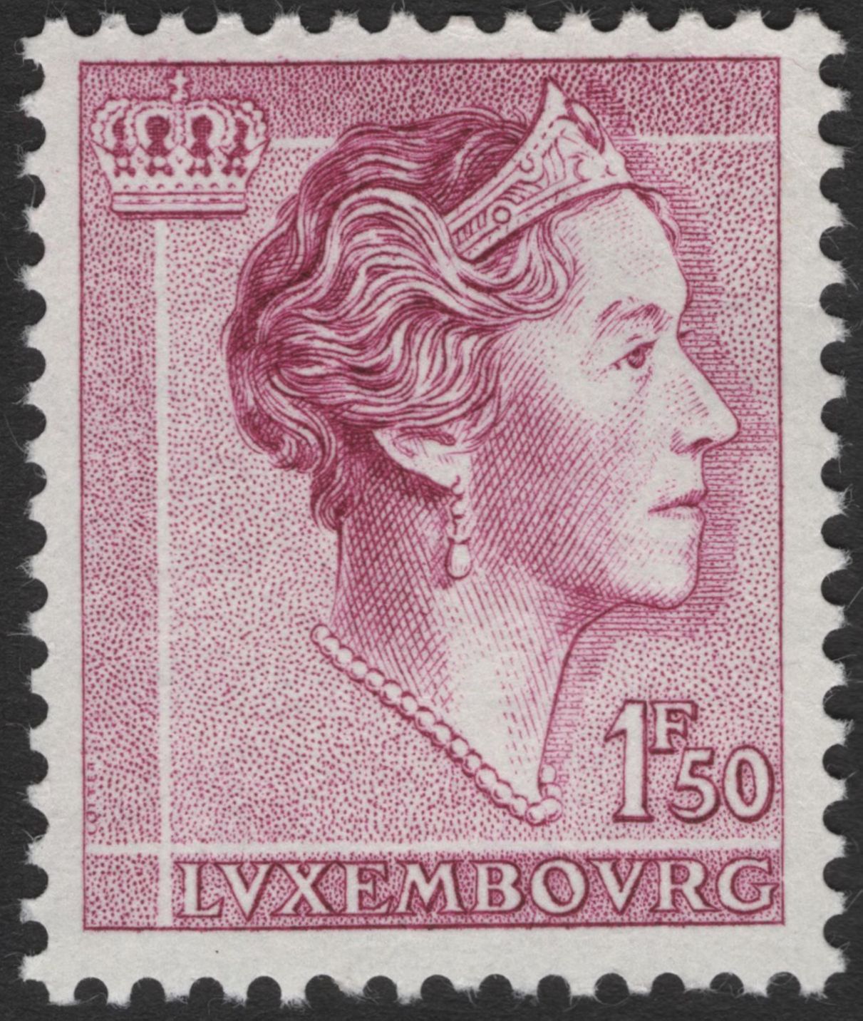 SCG11752 - Luxembourg Grand Duchess Charlotte Definitive Pair (1F50 & 5F)