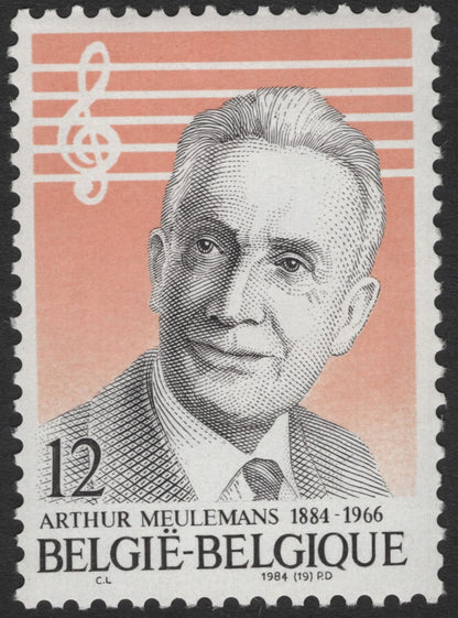 SCG11760 - Belgium Cultural Personalities Commemorative Pair – Arthur Meulemans & J. Wiener