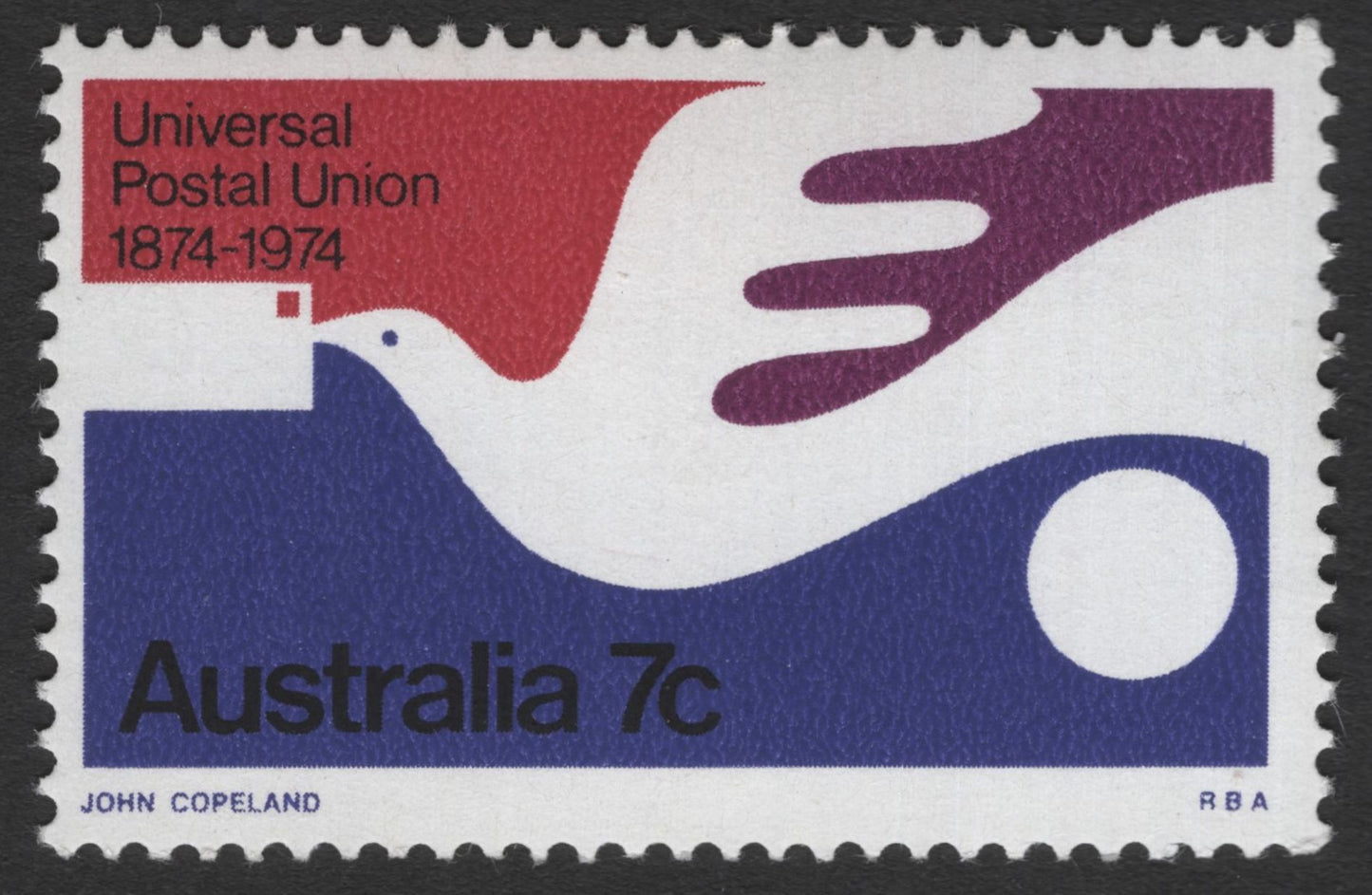 SCG11774 - Australia 1974 Universal Postal Union Centenary – Commemorative Pair
