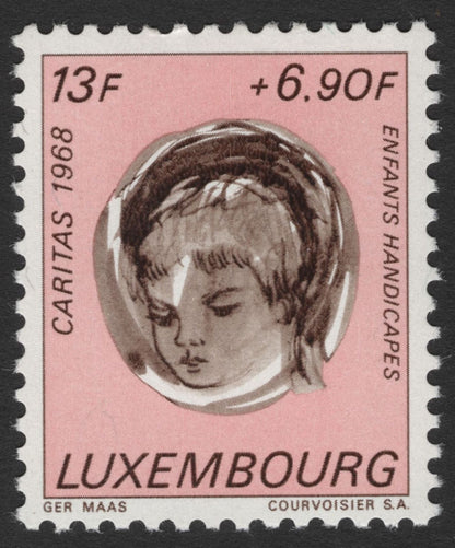 SCG11775 - Luxembourg 1968 Caritas – “Enfants Handicapés” Charity Stamp Set