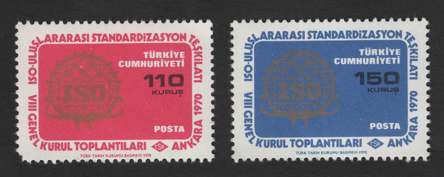 SCG11769 - Turkey 1970 ISO VIII General Assembly, Ankara – Complete Commemorative Pair